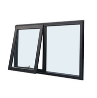 DEEZON China Factory Best Selling Australian Standard Aluminio Doble acristalamiento Ventanas correderas Toldo Ventana o Puerta de aluminio