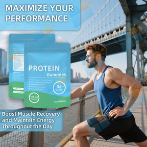 SUNI OEM ODM Whey <span class=keywords><strong>Protein</strong></span> Gummies takviyesi özel etiket Vegan 20g şeker ücretsiz Vegan yüksek <span class=keywords><strong>Protein</strong></span> Gummies yetişkinler ve çocuklar için - Product Image 5