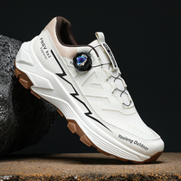 Chaussures de randonnée à bouton rotatif, chaussures de trekking, chaussures décontractées légères pour l'extérieur, rehaussantes, antidérapantes, respirantes