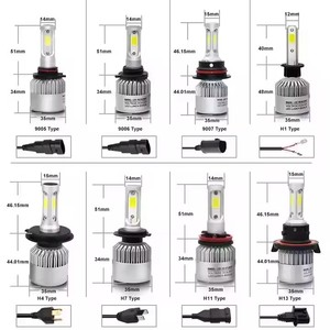 Faros LED COB S2 de Alta Potencia 12V 36W 16000LM H4/H3/H7/H11/H1/9005/9006/880, Luz Antiniebla Universal, 6500K/6000K, 2 Años de Garantía - Product Image 3