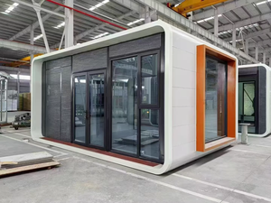 Casa Contenedor de Acero Tipo Cabaña Apple - Diseño Moderno, Impermeable, Ecológico, Prefabricada para Hoteles, Dormitorios y Uso Comercial - Product Image 5