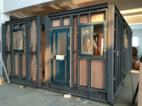 Toilettes préfabriquées portables en acier au design moderne, toilettes mobiles extérieures pratiques, panneaux sandwich, utilisation scolaire et hospitalière
