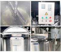Cuve de mélange de parfum industrielle en acier inoxydable avec filtre intégré, machine de mélange de liquides parfumés