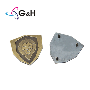 Модные дизайнерские тканевые аксессуары с логотипом под заказ, античные латунные тисненые этикетки для одежды, кожаные сумки - Product Image 2