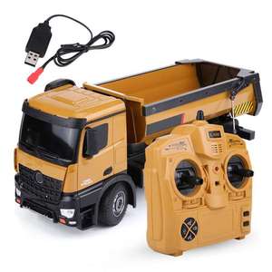 <span class=keywords><strong>HUINA</strong></span> <span class=keywords><strong>1573</strong></span> Camión Volquete RC a Escala 1:14 de 2.4GHz y 10 Canales con Luces LED, Construcción Metálica, Cargador Incluido - Product Image 1