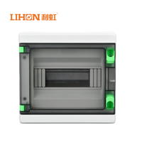 Vente d'usine Din Rail Type Boîte de distribution en plastique IP65 Protection UV Boîte de jonction électrique