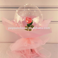Carry Kaile LOVE Saint Valentin Surprise Cadeau Cadeau d'anniversaire Fête de mariage LED lumière Fleur latex ballon ensemble saint valentin