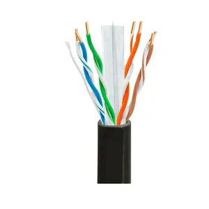 LAN Cat 6 Kabel aus reinem Kupfer oder cca 23/24 awg 2pr 4pr 305m 1000ft 0,56 utp cat6 Innen-oder Außen kabel