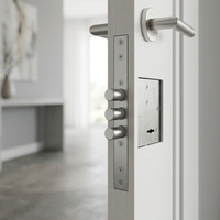 Corps de serrure à cylindre d'insertion haute résistance pour portes en bois