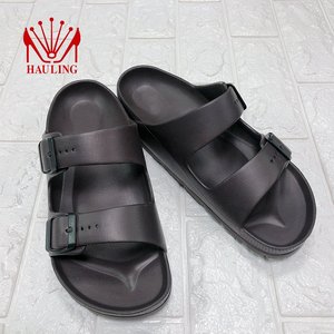 Sandalias cómodas de EVA con dos tiras, venta al por mayor, colores personalizados, hebilla ajustable, soporte para el arco, para exteriores - Product Image 6