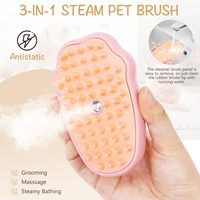 Animaux Chats Chiens Vapeur Perte De Cheveux Peigne Fourrure Enlever Bain Spray Brosse De Massage