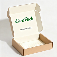 Boîte d'expédition postale personnalisée avec logo, en carton couché, faite à la main, pour vêtements, avec impression sur mesure, pour colis et envois aériens