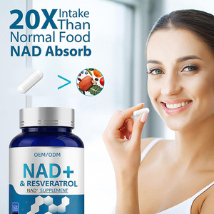 OEM NAD + 750 mg con supplemento di trimetilglicina Boost NAD + sano e aiutare cuore e cervello e capsule di <span class=keywords><strong>invecchiamento</strong></span> muscolare - Product Image 2