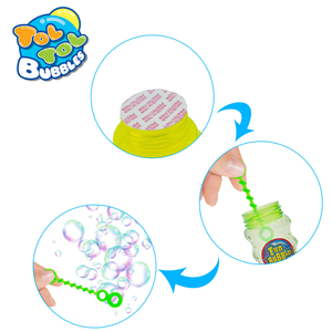 Juguete de Burbujas para Niños, Líquido de Burbujas de Jabón Recargable de PET, Juguete de Burbujas para Exteriores, Solución de Agua para Burbujas, 12 Piezas, <span class=keywords><strong>4</strong></span> Onzas Cada Una - Product Image 6