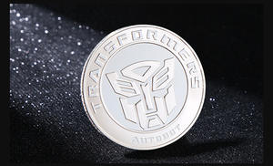 American Movie Coins Transformer Gold Coin New Challenge Coin con caja <span class=keywords><strong>de</strong></span> acrílico - Product Image 4