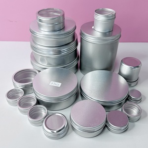 Envase Redondo de Aluminio para Cosméticos de 5 ml, 10 ml, 20 ml, 30 ml, 50 ml, 60 ml, 80 ml, 100 ml, 150 ml, 200 ml, Tarro Metálico de Aluminio - Product Image 2