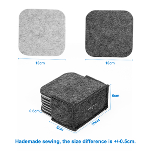 Eco-Friendly Sustainable 100% Polyester <b>Coasters</b> Dining Mats Heat-Resistant Non-Slip Design for Tabletop Europe Restaurants - Product Image 3