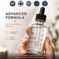 Gouttes liquides professionnelles nano-ioniques de calcium, magnésium et zinc pour adultes, absorption rapide, haute puissance, 30 ml, dysphagie, OEM, os et articulations