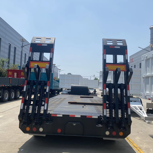 Remolque de plataforma baja hidráulica de 3, 4 y 5 ejes para trabajo pesado, de 1-2 toneladas, con cuello de cisne, 12.5x2.5x1.5m, Shandong Fengniao - Product Image 5