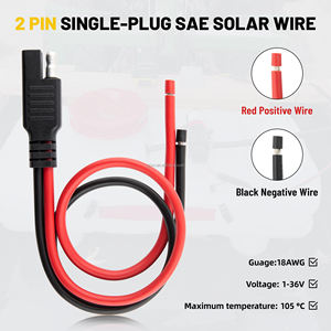 Kabel konektor SAE 18AWG konektor SAE kabel Harness cepat putus untuk Panel surya baterai traktor mobil sepeda motor - Product Image 4