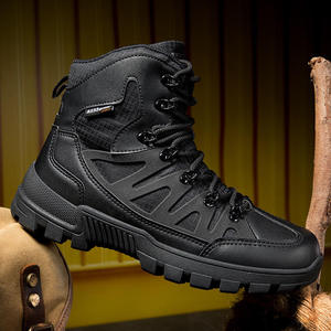 Stivali Tattici da Lavoro di Alta Qualità S085Y Modello Desert Universali da Uomo per Outdoor Campeggio Arrampicata Escursionismo Trekking e Allenamento - Product Image 3