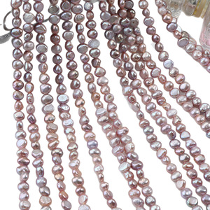 5-6mm tím Baroque ngọc trai nước ngọt hạt - Product Image 1