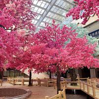 Arbre de fleurs de cerisier artificiel de 3m personnalisé pour l'intérieur Sakura LED Lights Faux Decor Tree Big Artificial Blossom Plant Blossom Trees