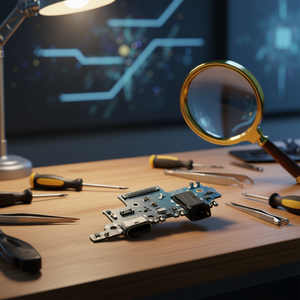 Base di ricarica Samsung Galaxy A72 5G A726B, ricambio per riparazione cellulare - Product Image 3