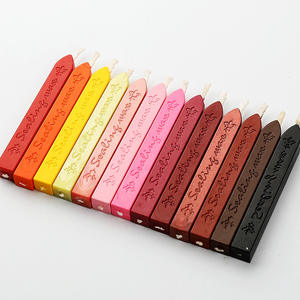 Barras de Cera para Sellar, Forma Rectangular de 9x1.2cm, para Sellado de Cartas, con Núcleo en Inglés - Product Image 4