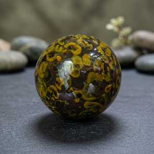 Esferas de bola de jaspe Picasso al por mayor, artesanías de cristal Natural para Rocas de Chakra Reiki, minerales Feng Shui, rocas de piedras preciosas - Product Image 2