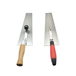 <span class=keywords><strong>Pelle</strong></span> industrielle professionnelle en acier à haute teneur en carbone avec manche en plastique épaissi et lame ovale pour la maçonnerie et le plâtrage - Product Image 3