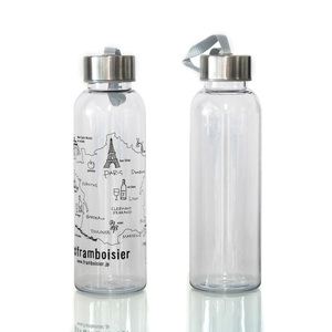 Botella de agua libre de BPA, <span class=keywords><strong>2021</strong></span> ml, 300ml, 400ml, de plástico con tapa de Metal, gran oferta, 500 - Product Image 4