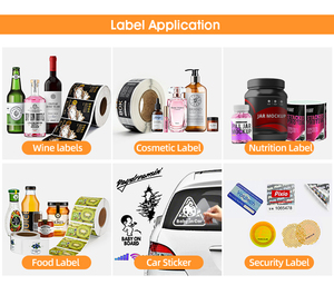 Custom Holographic Self Adhesive Packaging Labels Die Cut <b>Logo</b> <b>Stickers</b> for Packaging Label for Cosmetics Box Bottles - Product Image 4