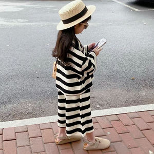 เสื้อผ้าเด็กลายขวาง, FST168เครื่องแต่งกายแขนยาวด้านบนและล่าง - Product Image 4