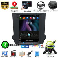 Autoradio android à écran tactile vertical de 9.7 pouces, gps, lecteur DVD, stéréo, carplay, 4G, style tesla, pour Honda CRV CR-V, 2006-2012