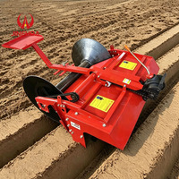 Arado de Surcos Montado en Tractor con Asiento, Equipo Agrícola para Arado de Tierra