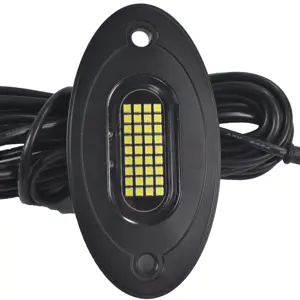 Projecteur de lumière Rock à LED, Kit lumineux, nouveauté, meilleure vente, Max 36, blanc pur, hors route, Pod étanche IP68