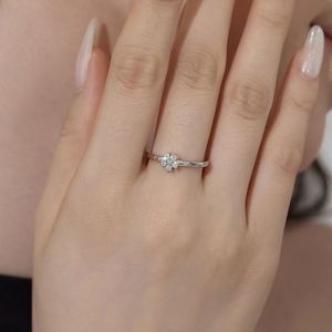 Anillos de Mujer Dylam Classic Fine Jewelry, Accesorios de Vestir, Plata de Ley 925, Circonita Cúbica 5A, Forma de Flor de Diamante - Product Image 4