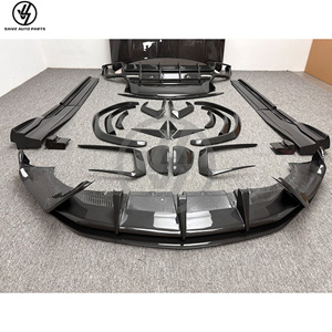 Kits de Conversión de Carrocería de Fibra de Carbono Estilo Topcar para Lambo URUS 2018-2019, Difusor, Faldones Laterales, Alerón, Capó, Piezas de Auto - Product Image 4