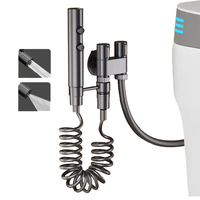 Pulvérisateur de bidet portatif moderne, ensemble pistolet de pulvérisation en laiton à double mode, douchette de toilette, pulvérisateur de robinet de bidet, auto-nettoyant pour salle de bain