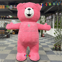 Déguisement Mascotte Ourson Gonflable en Peluche Drôle – Vêtement de Poupée Ours Anime Coloré Tenue Cosplay Combinaison