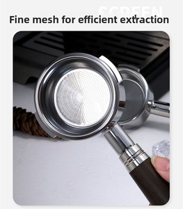 Portafiltro sin Fondo de 58 mm con 2 Orejas, Portafiltro Desnudo sin Fondo Compatible con Máquinas de Café <span class=keywords><strong>Welhome</strong></span> Serie 2 KD270/KD210S - Product Image 6