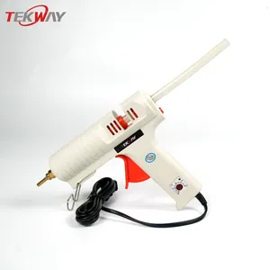 White 120W Hot Melt Glue Gun match with 11mm glue sticks with power switch use in DIY market