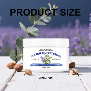 <span class=keywords><strong>Crema</strong></span> <span class=keywords><strong>para</strong></span> <span class=keywords><strong>Pies</strong></span> Anti-Resequedad y Agrietamiento, Hidratante, Retiene la Humedad, Nutritiva y Calmante con Aceite de Árbol de Té y Eucalipto <span class=keywords><strong>para</strong></span> <span class=keywords><strong>Pies</strong></span> Secos y Ásperos - Product Image 4