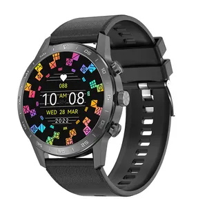 YC yeni BT çağrı akıllı saat 1.45 inç 454*454dpi ekran kablosuz şarj ekg izleme Smartwatch DT70 +