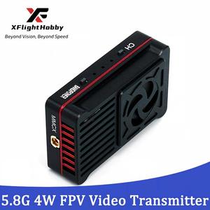 XFlight Hobby 5.8G 4W FPV เครื่องส่งสัญญาณวิดีโอ VTX 48CH 4000W พร้อมฮีทซิงค์ในตัว + พัดลม สำหรับโดรน FPV ระยะไกล อะไหล่สำหรับรถบังคับวิทยุ - Product Image 1