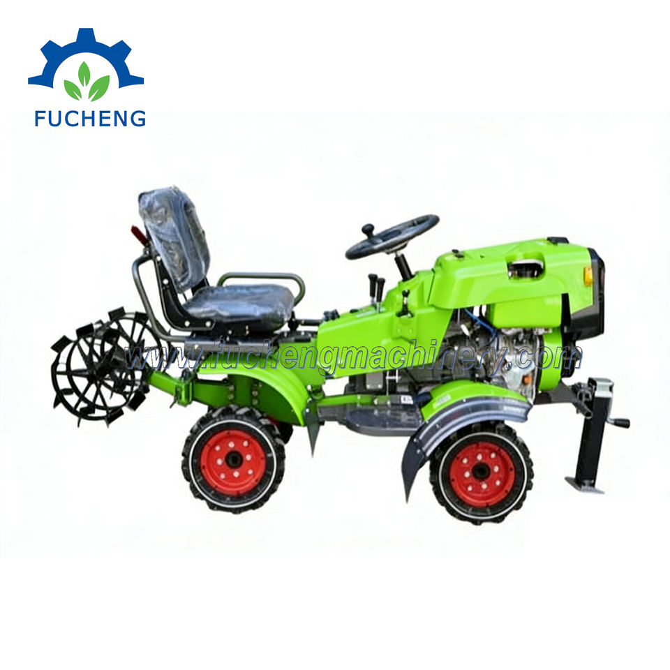 4WD Mini Tractor Automatic Multifunction Diesel Farm Cultivator Tractor ...