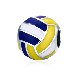 Breloques en argent pour bracelet, thèmes sportifs : Volleyball, Haltère, Plongée, Patinage, Baseball, Perles compatibles avec bracelet original, Bijoux, Anniversaire, Berluque - Product Image 2
