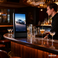 Nouvel écran tactile numérique de menu pour restaurant, bar, hôtel, table, affichage publicitaire, lecteur d'images vidéo, kiosque