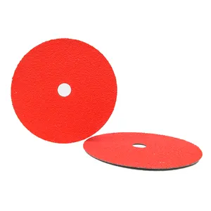 Премиум керамический абразивный полимерный волоконный диск с круглым, крестовым или звездным отверстием для шлифовки